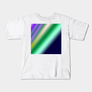 red blue green abstract texture pattern art Kids T-Shirt